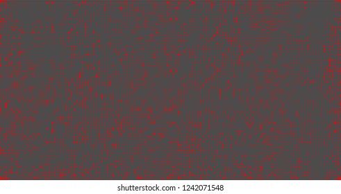 Halftone abstract red dots on grey background