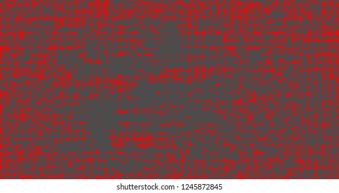 Halftone abstract red dots on grey background