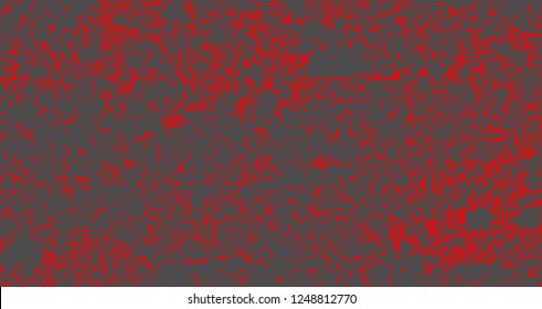 Halftone abstract red dots on grey background