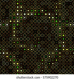 Halftone abstract seamless background, vector illustration