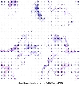 Halftone abstract seamless background, vector illustration