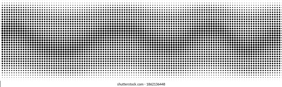 Halftone in abstract style. Geometric retro banner vector texture. Modern print. White and black background. Light effect.