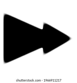 Halftone arrow icon and symbol