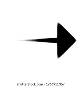 Halftone arrow icon and symbol