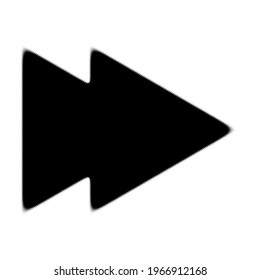 Halftone arrow icon and symbol