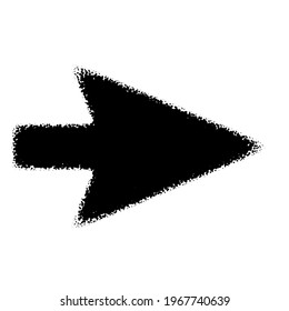 Symbol des Halftone-Pfeils und Symbol