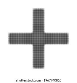 Symbol des Halftone-Pfeils und Symbol