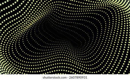 Halftone arrow-shaped dot wave with gradient fade - Powered by Shutterstock - Get 15% off with code: PIKWIZARD15