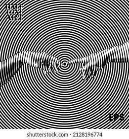 Halftone Art. Vector illustration of hands reaching out for touch in black and white circle line halftone vintage style design.