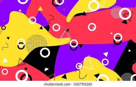 Halftone Artwork. Black Fun Art. Textile Illustration. Terracotta Decorative Background. Colorful Drawing. Violet Template. 80s Cover. Ink Childish Design.