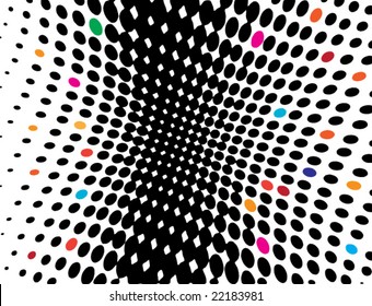 Halftone background