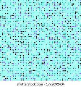 Fondo de semitono. Resumen De Fondo Colorido. Arte Pixel. Patrón cuadrado retrofuturista. Patrón digital con puntos de color. Textura vectorial.