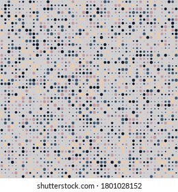 Halftone Background. Abstract Colorful Background. Pixel Art. Vector Texture. Retrofuturistic Square Pattern. Digital Pattern with Color Dots.