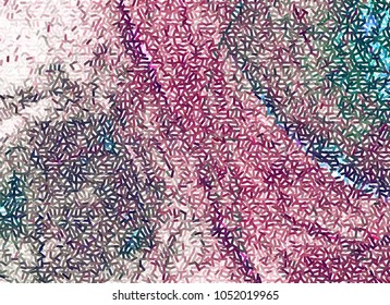 Halftone background with abstract pattern. Vector clip art.