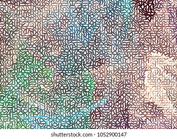 Halftone background with abstract pattern. Vector clip art.