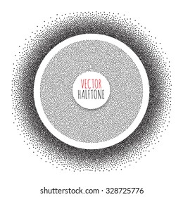 Halftone Background. Abstract Vector illustration.