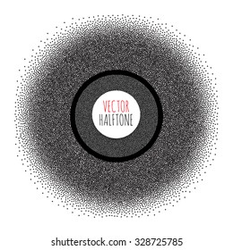 Halftone Background. Abstract Vector illustration.