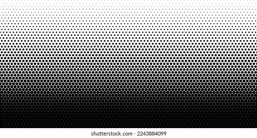 Halftone background. Black polka dot. Halftone pattern, pattern, texture, backdrop. Dotted background as design element.