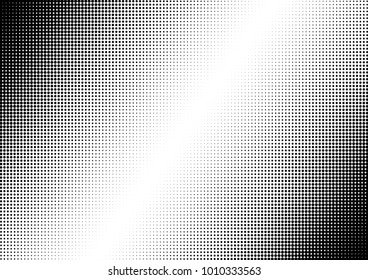 Halftone Background. Black and White Backdrop. Gradient Modern Texture. Fade Pattern. Vector illustration