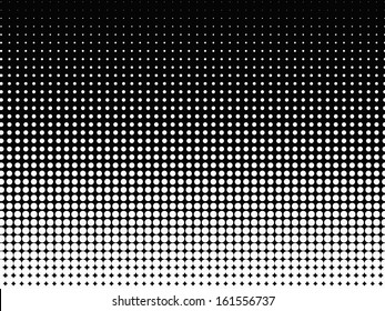 Halftone background. Black-white