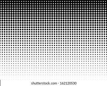 Halftone background. Black-white