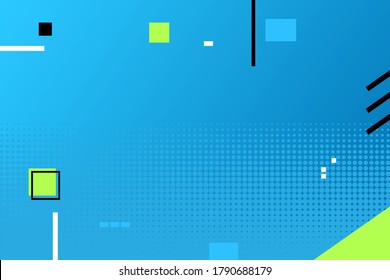 Halftone background with circle and blue gradient