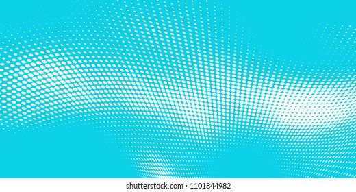 Halftone background with circle of different size. Vector illustration.