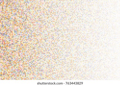 Halftone background with circles. Creative geometric background in halftone style. Vector illustration