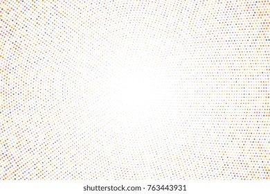 Halftone background with circles. Creative geometric background in halftone style. Vector illustration