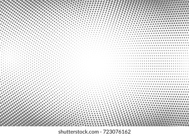 Halftone background with circles. Vector illustration