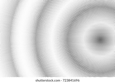 Halftone background with circles. Vector illustration