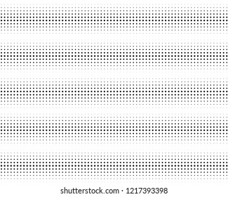 Halftone background. Comic dotted pattern. Pop art retro style. Backdrop with circles, rounds, dots, design element for web banners, posters, cards, wallpapers.  Black and white Vector illustration