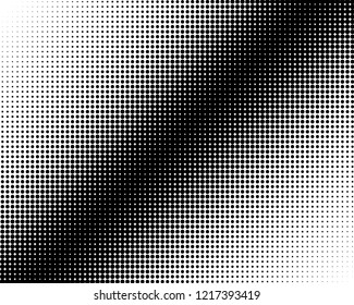 Halftone background. Comic dotted pattern. Pop art retro style. Backdrop with circles, rounds, dots, design element for web banners, posters, cards, wallpapers.  Black and white Vector illustration