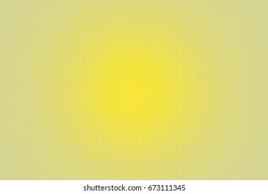 Halftone background. Comic dotted pattern. Pop art style. Backdrop with small circles, dots, design element for web banners, posters, cards, Wallpaper, sites. Yellow, green color Vector illustration