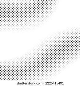 Halftone background. Comic halftone pop art texture. White and black abstract wallpaper. Retro waves vector