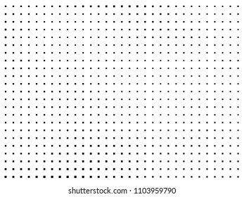 Halftone background. Comic style. Abstract geometric pattern with small squares. Design element for web banners, posters, cards, wallpapers, backdrops, panels Black and white color Vector illustration