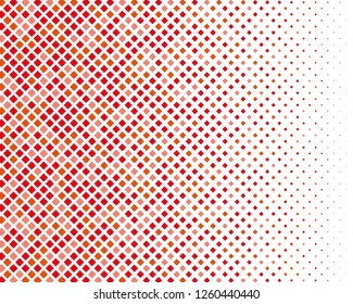 Halftone background. Comic style. Abstract geometric pattern with small squares. Design element for web banners, posters, cards, wallpapers, backdrops, panels Red, pink color Vector illustration