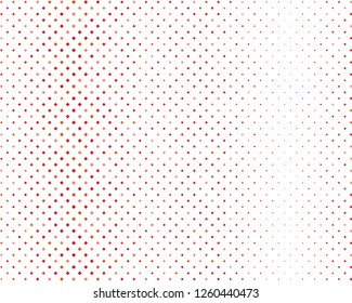 Halftone background. Comic style. Abstract geometric pattern with small squares. Design element for web banners, posters, cards, wallpapers, backdrops, panels Red, pink color Vector illustration