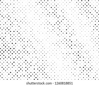 Halftone background. Comic style. Abstract geometric pattern with small and big squares. Design element for web banners, posters, cards, wallpapers, backdrops, panels Vector illustration