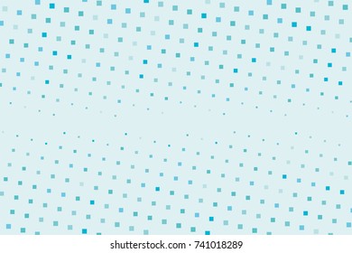 Halftone background  Comic style  Abstract geometric pattern and small squares  Design element for web banners  posters  cards  wallpapers  backdrops Different shades Blue Vector illustration