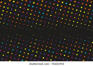 Halftone background. Comic style. Abstract geometric pattern with small squares. Design element for web banners, posters, cards, wallpapers, backdrops Colorful Vector illustration