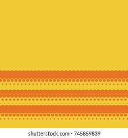 Halftone background. Comic background. Vector retro dotted template for labels. Yellow and orange geometric gradient for pop art designs. Vintage backdrop with isolated pattern for cartoon book.