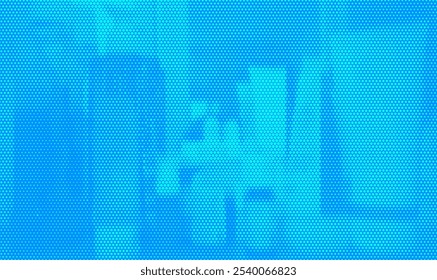 Halftone background with cosmetic bottles