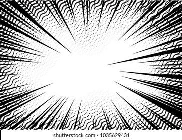 Halftone background. Decorative vector layout for business design. Gradient texture in pop art style