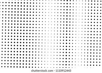 Halftone background. Digital gradient. Abstract backdrop with circles, point, dots. Dotted pattern. Futuristic panel Vector illustration
