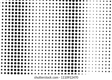Halftone background. Digital gradient. Abstract backdrop with circles, point, dots. Dotted pattern. Futuristic panel Vector illustration
