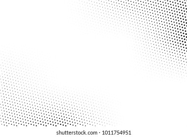 Halftone background. Digital gradient. Dotted pattern with circles, dots, point small scale. Design element for web banners, posters, cards, wallpapers, sites, panels.