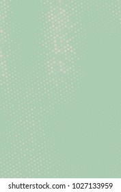 Halftone background. Digital gradient. Dotted pattern with circles, dots, point smll scale. Design element for web banners, posters, cards, wallpapers, sites, panels. Green color