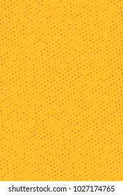 Halftone background. Digital gradient. Dotted pattern with circles, dots, point smll scale. Design element for web banners, posters, cards, wallpapers, sites, panels. Yellow, orange color