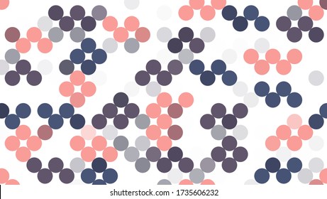 Halftone background. Digital gradient. Dotted pattern with circles, dots, point small and large scale, vector illustration, design element for creating modern art backgrounds, banners, wallpapers